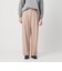 ウールブレンド ツイルバックゴムパンツ ウォッシャブル