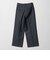 ［size SHORT/TALLあり］キチントボトムス カバー ワイド パンツ シャンブレー