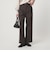 ［size SHORT/TALLあり］キチントボトムス サキソニー ワイド パンツ