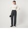 ［size SHORT/TALLあり］キチントボトムス サキソニー ワイド パンツ