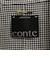＜conte＞バイカラー リバー ノーボタンチェスターコート