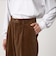 ＜Steven Alan＞ 8W コーデュロイ アウト ワンプリーツ スラックス