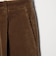 ＜Steven Alan＞ 8W コーデュロイ アウト ワンプリーツ スラックス