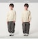 裏毛 配色ステッチ プルオーバー / キッズ  100cm-160cm