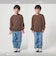 裏毛 クルーネック プルオーバー / スウェット / トレーナー  / キッズ 100cm-160cm