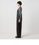 レザーライク サロペット パンツ‐ウォッシャブル‐