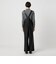 レザーライク サロペット パンツ‐ウォッシャブル‐