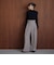 ＜EMMEL REFINES＞EM ハイウエスト ワイドパンツ