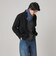 ＜Steven Alan＞ ブラッシュド CTN/PE ドライバーズ ニット ブルゾン