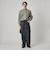 ＜Steven Alan＞ ブラッシュド CTN/PE ドライバーズ ニット ブルゾン