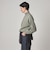 ＜Steven Alan＞ ブラッシュド CTN/PE ドライバーズ ニット ブルゾン