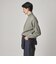 ＜Steven Alan＞ ブラッシュド CTN/PE ドライバーズ ニット ブルゾン
