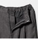 裏起毛ヘリンボーン タックワイドパンツ ウォッシャブル