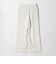 2タック ワイドパンツ WHITE ‐ウォッシャブル‐