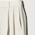 2タック ワイドパンツ WHITE ‐ウォッシャブル‐