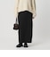 【Wardrobe DAILY MINIMAL】ポリエステルコットン リブニットタイトスカート ウォッシャブル