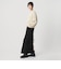 【Wardrobe DAILY MINIMAL】ポリエステルコットン リブニットタイトスカート ウォッシャブル