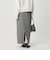 【Wardrobe DAILY MINIMAL】ポリエステルコットン リブニットタイトスカート ウォッシャブル