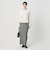 【Wardrobe DAILY MINIMAL】ポリエステルコットン リブニットタイトスカート ウォッシャブル