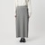 【Wardrobe DAILY MINIMAL】ポリエステルコットン リブニットタイトスカート ウォッシャブル