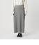 【Wardrobe DAILY MINIMAL】ポリエステルコットン リブニットタイトスカート ウォッシャブル