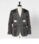 GLR CLOTH フラノ柄 2B RG ジャケット -ストレッチ-