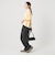 ウールブレンド ツイルバックゴムパンツ 2 ウォッシャブル