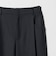 ウールブレンド ツイルバックゴムパンツ 2 ウォッシャブル