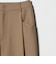 ウールブレンド ツイルバックゴムパンツ 2 ウォッシャブル