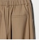 ウールブレンド ツイルバックゴムパンツ 2 ウォッシャブル