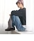 【Wardrobe DAILY MINIMAL】ドロスト ドッキングニットプルオーバー ウォッシャブル