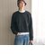 【Wardrobe DAILY MINIMAL】ドロスト ドッキングニットプルオーバー ウォッシャブル