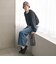 【Wardrobe DAILY MINIMAL】ドロスト ドッキングニットプルオーバー ウォッシャブル