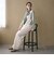 【Wardrobe DAILY MINIMAL】ドロスト ドッキングニットプルオーバー ウォッシャブル