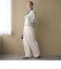 【Wardrobe DAILY MINIMAL】ドロスト ドッキングニットプルオーバー ウォッシャブル