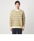 コットン フェアアイル シングルジャガード クルーネック ニット