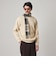 ＜Steven Alan＞ T/C 9G アゼ ハーフジップ ドライバーズ ニット