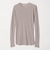 ＜Steven Alan＞コットン シルク リブ クルーネック カットソー