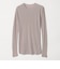 ＜Steven Alan＞コットン シルク リブ クルーネック カットソー