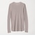 ＜Steven Alan＞コットン シルク リブ クルーネック カットソー