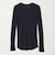 ＜Steven Alan＞コットン シルク リブ クルーネック カットソー