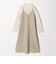 タートルネック ニット × キャミソールワンピース セット