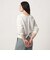 メッシュジャガード 5分袖ニット 2WAY ‐ウォッシャブル‐＜A DAY IN THE LIFE＞
