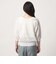 メッシュジャガード 5分袖ニット 2WAY ‐ウォッシャブル‐＜A DAY IN THE LIFE＞
