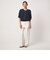 メッシュジャガード 5分袖ニット 2WAY ‐ウォッシャブル‐＜A DAY IN THE LIFE＞
