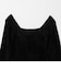 ＜H＞モールヤーン スクエアネックニット
