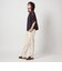 ＜6(ROKU)＞ARPHABET Tシャツ -U-