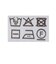 ＜6(ROKU)＞ARPHABET Tシャツ -U-