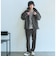 ストレッチ ブラッシュド PLAY―PANTS W2 イージーパンツ