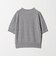 カシミヤ クルーネック ショートスリーブニット